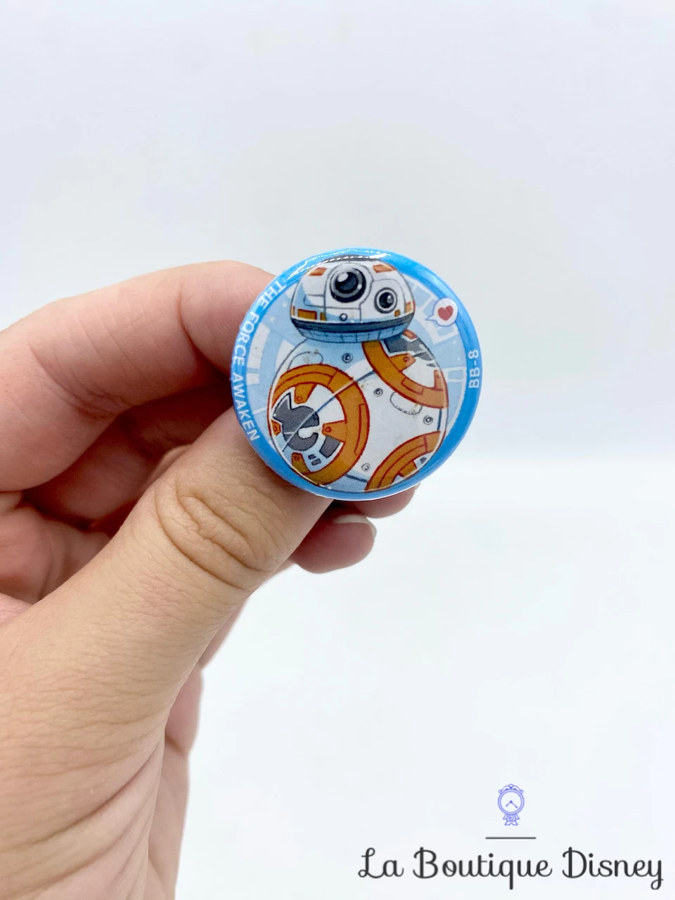Disney Badge BB8 DroĂŻde Star Wars The Force Awaken Robot Blanc Orange