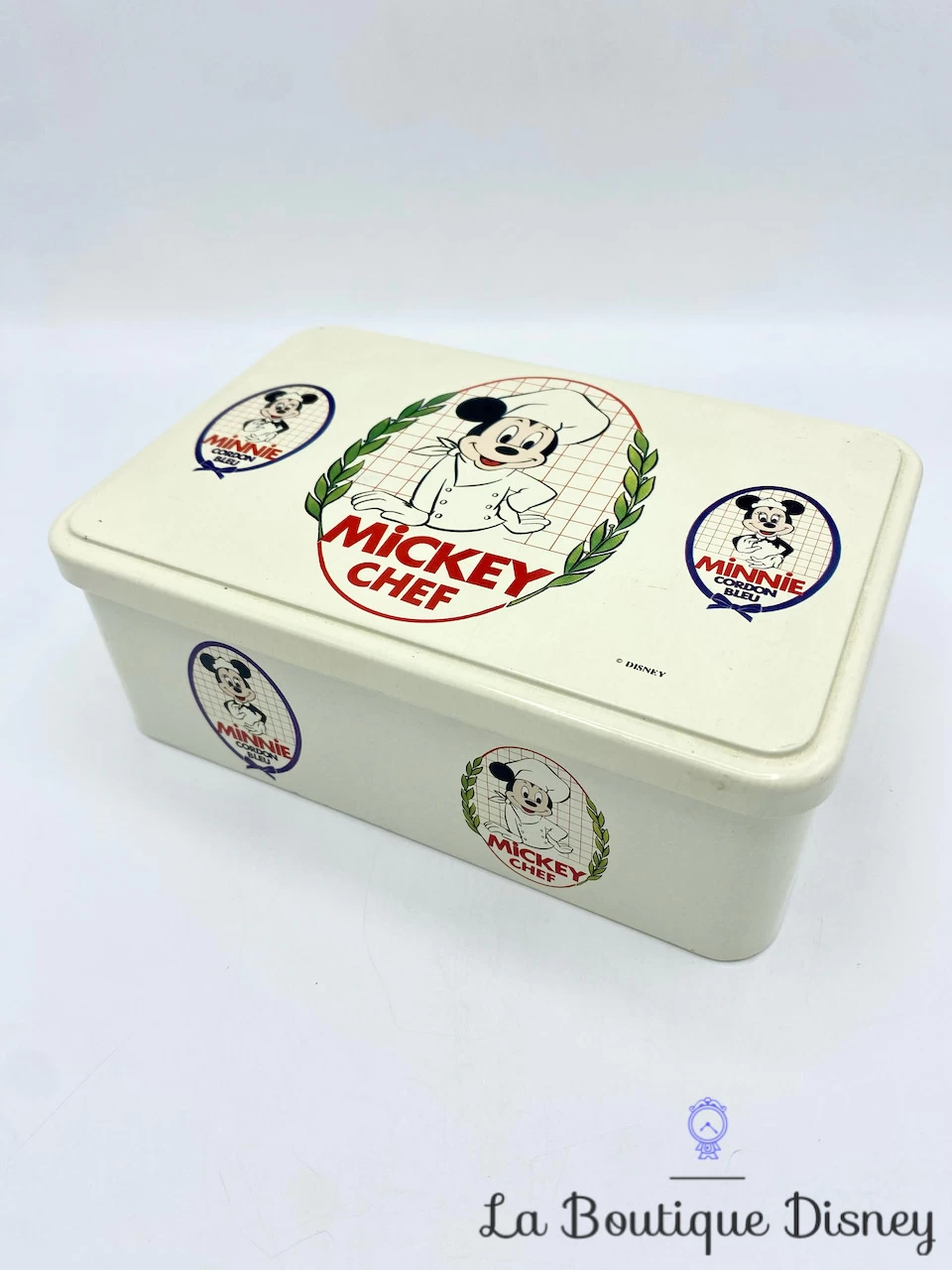 Boite Métal Mickey Chef Disney Massilly Vintage Cuisinier Cordon Bleu