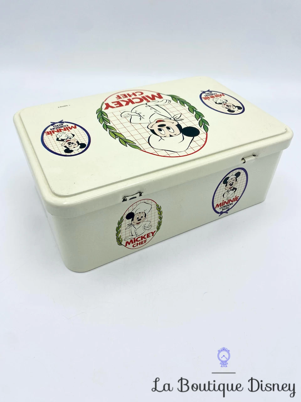 Boite Métal Mickey Chef Disney Massilly Vintage Cuisinier Cordon Bleu – Image 4