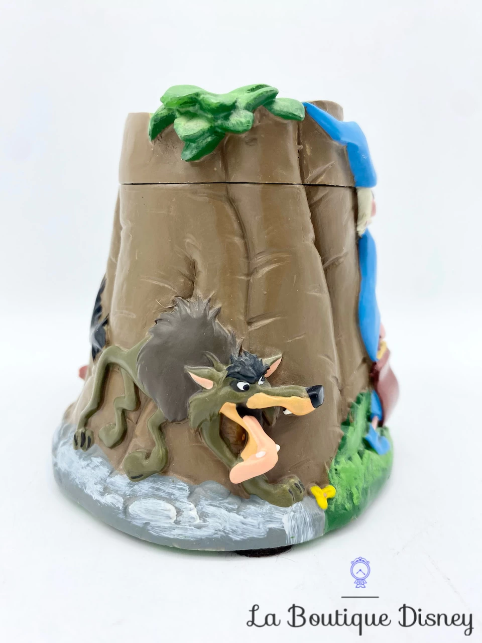 Boite Résine Merlin L'enchanteur Disney Vintage Tronc Arbre Arthur Loup Archimède – Image 4
