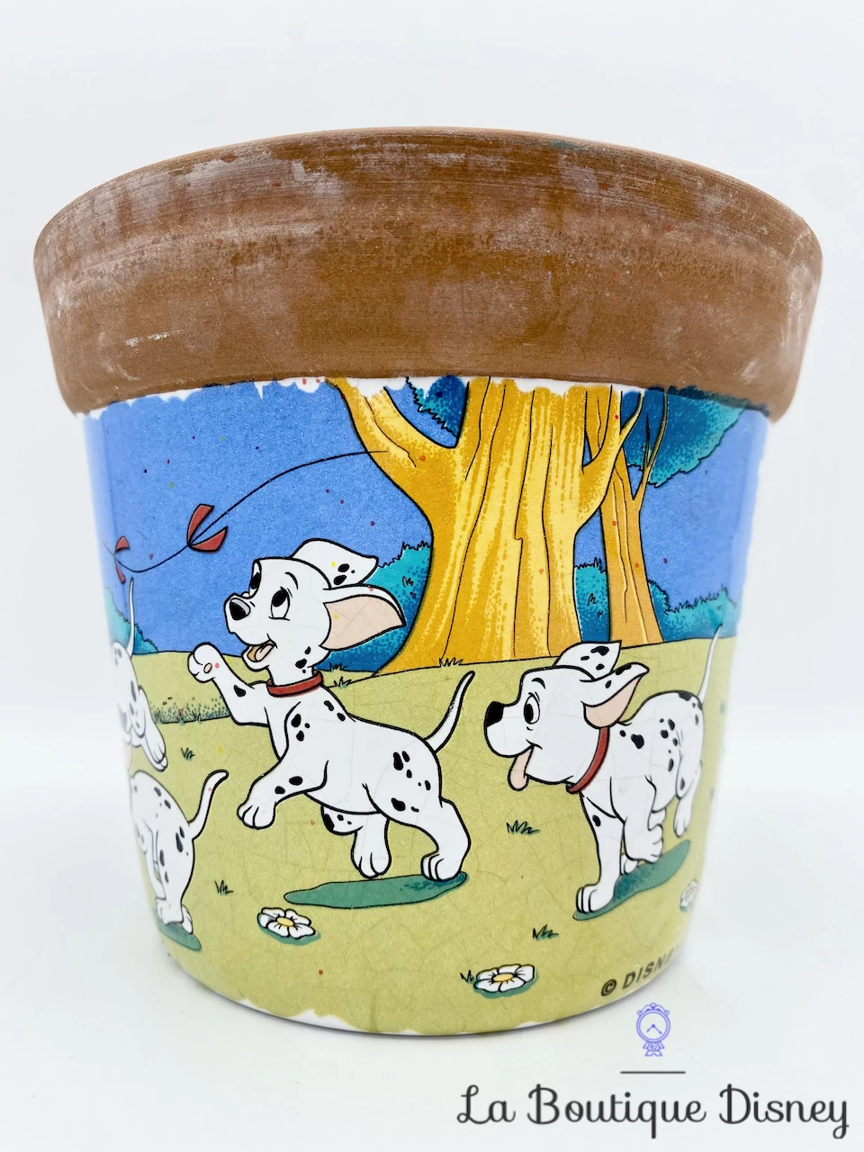 Cache Pot Les 101 Dalmatiens Walt Disney Vintage Pot Fleurs – Image 5