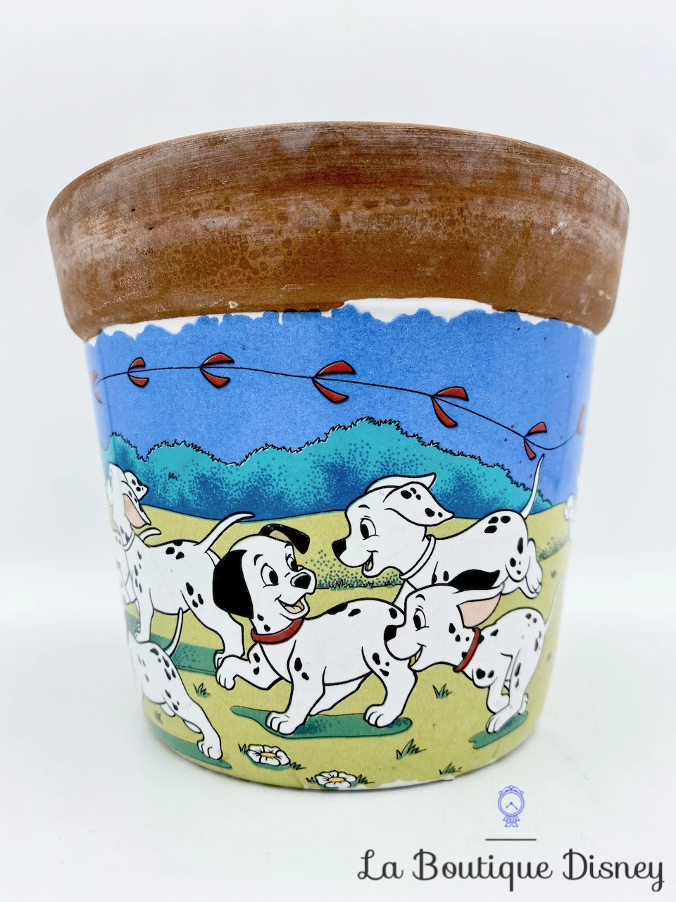 Cache Pot Les 101 Dalmatiens Walt Disney Vintage Pot Fleurs – Image 4