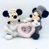 Cadre Photo Peluche Mickey Minnie Mariage Disney Store 2006 Mariés Coeur