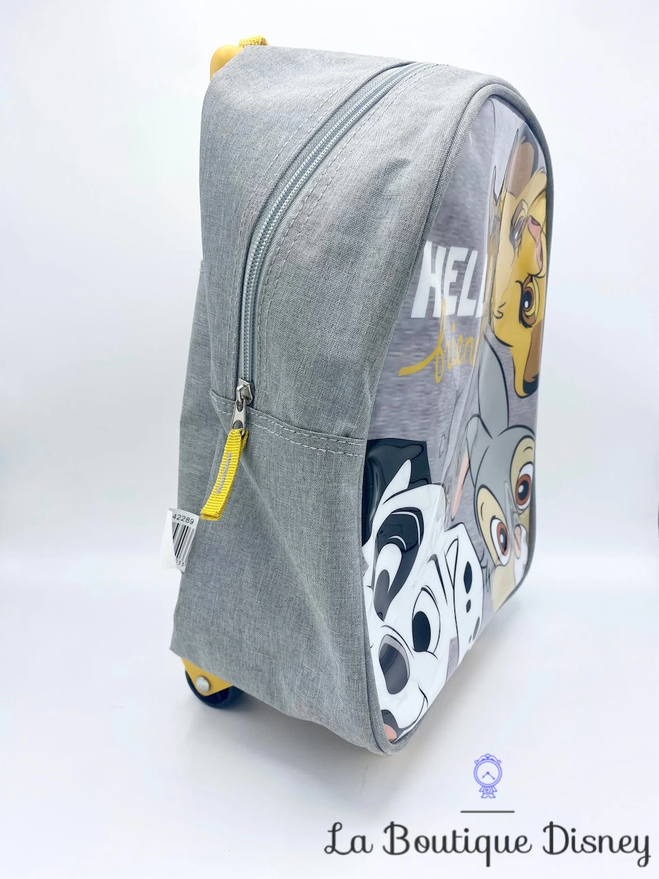 Cartable Hello Friend Simba Panpan Patch Disney Classics Sac Roulette Les 101 Dalmatiens Bambi Le Roi Lion – Image 2