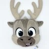 Coussin Sven La Reine Des Neiges Disney Frozen 2 Peluche Visage Renne Marron
