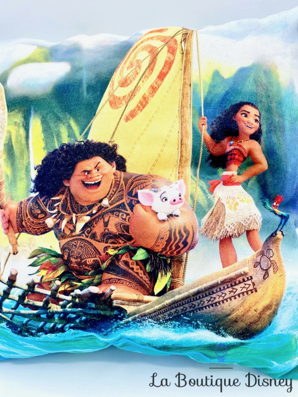 Coussin Vaiana Maui Disney Bateau Pirogue Oreiller – Image 3