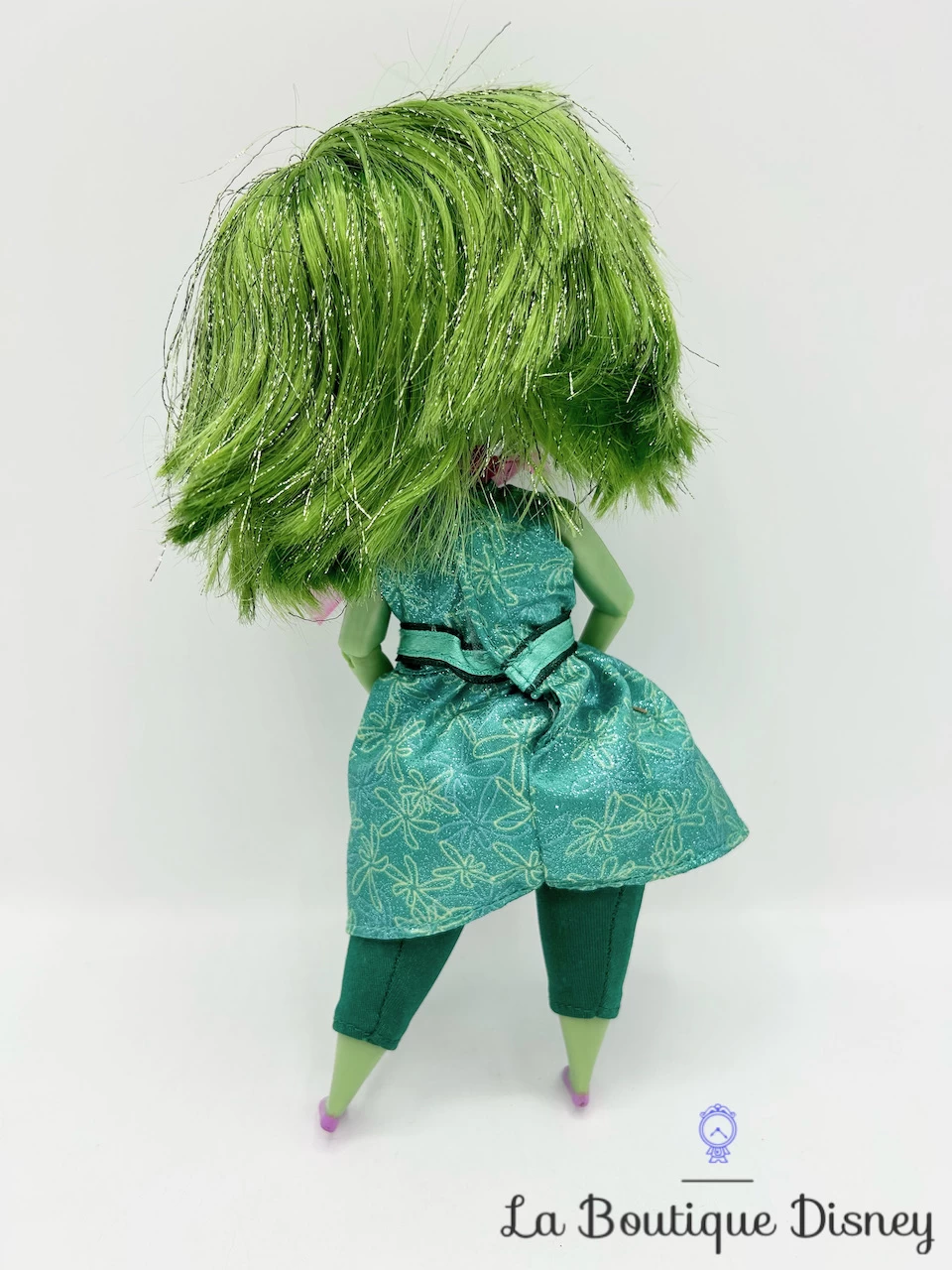 Figurine Dégout Vice Versa Disney Store Poupée Parlante De Luxe Disgust Interactive Plastique Vert – Image 3