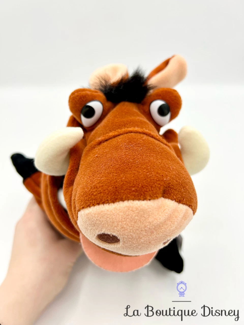 Marionnette Pumbaa Le Roi Lion Disney Store Peluche Phacochère Marron 27 Cm – Image 2