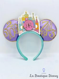 Serre Tête Oreilles Mickey Mouse The Main Attraction Série 4 It's A Small World Disney Store Ears Édition Limitée