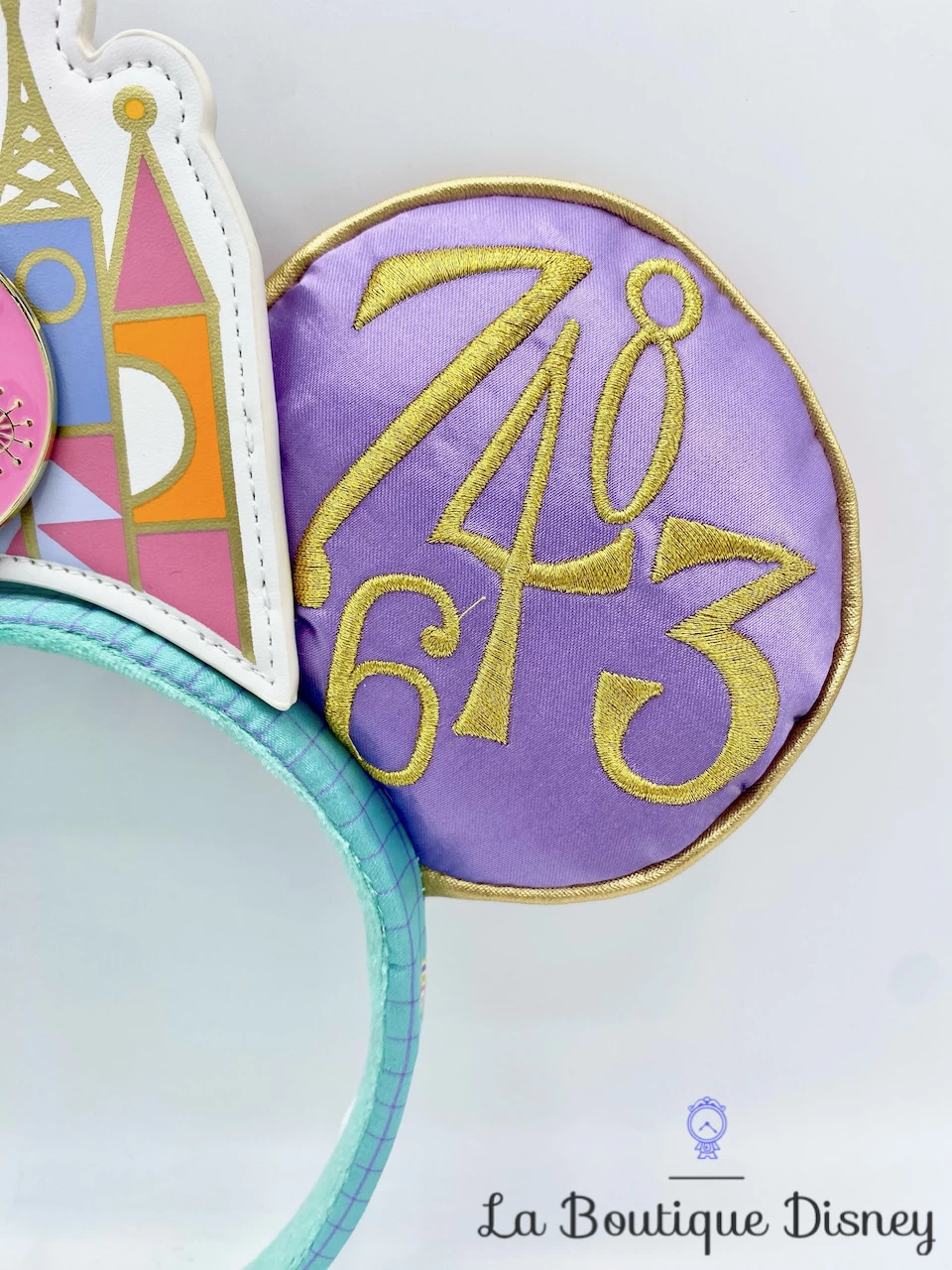 Serre Tête Oreilles Mickey Mouse The Main Attraction Série 4 It's A Small World Disney Store Ears Édition Limitée – Image 3