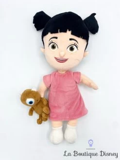 Peluche Bouh Monstres Et Cie Disney Store Boo Petite Fille Doudou Little Mikey écusson 36 Cm