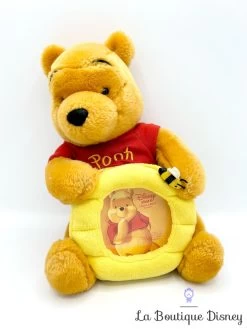 Peluche Cadre Winnie L'ourson Abeille Disney Store Photo Jaune 25 Cm