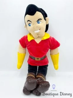 Poupée Chiffon Gaston La Belle Et La Bête Disney Store Garçon Rouge Jaune 53 Cm