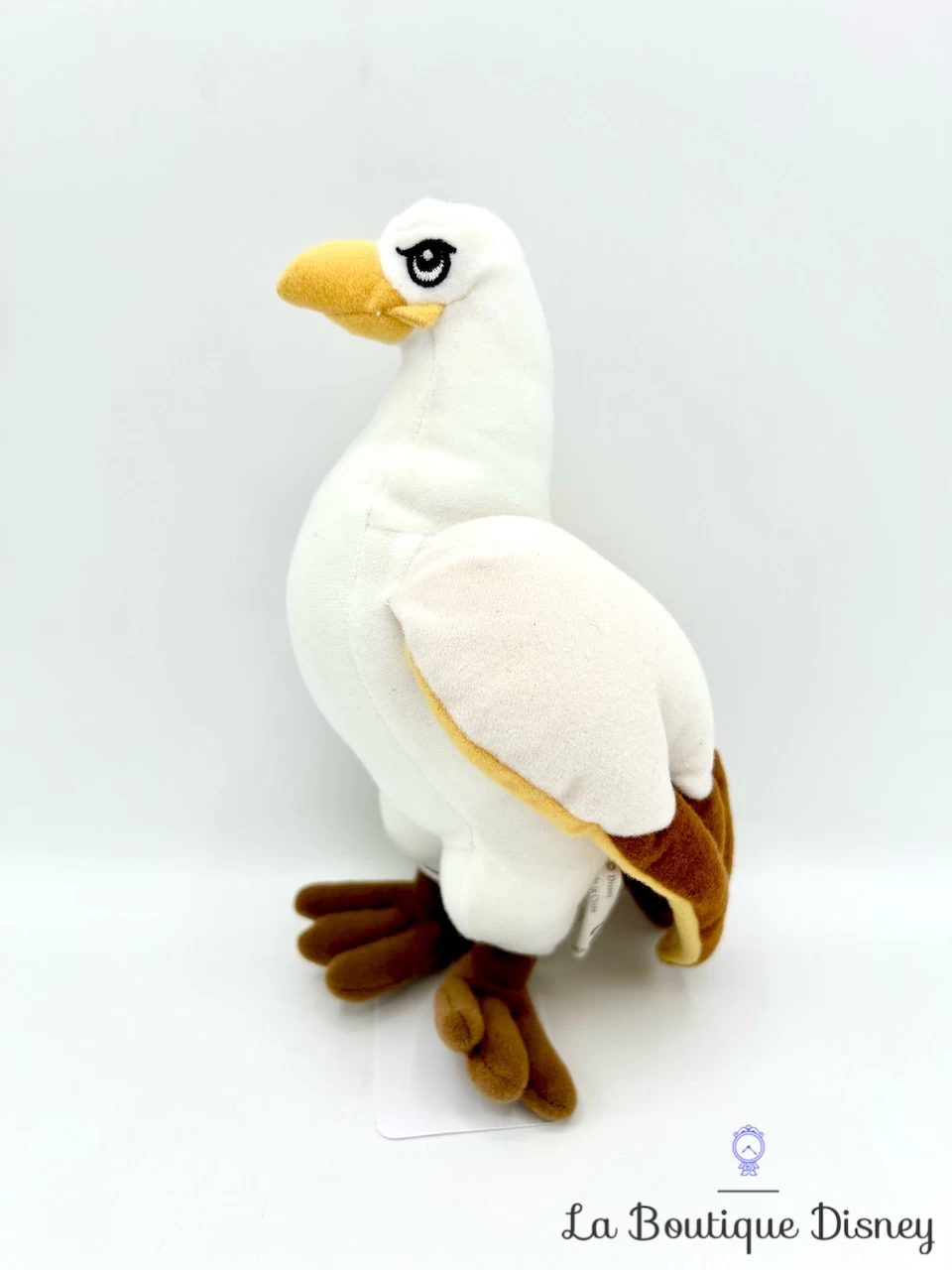 Peluche Marahute Aigle Bernard Et Bianca Au Pays Des Kangourous Disney Blanc Vintage 21 Cm – Image 2