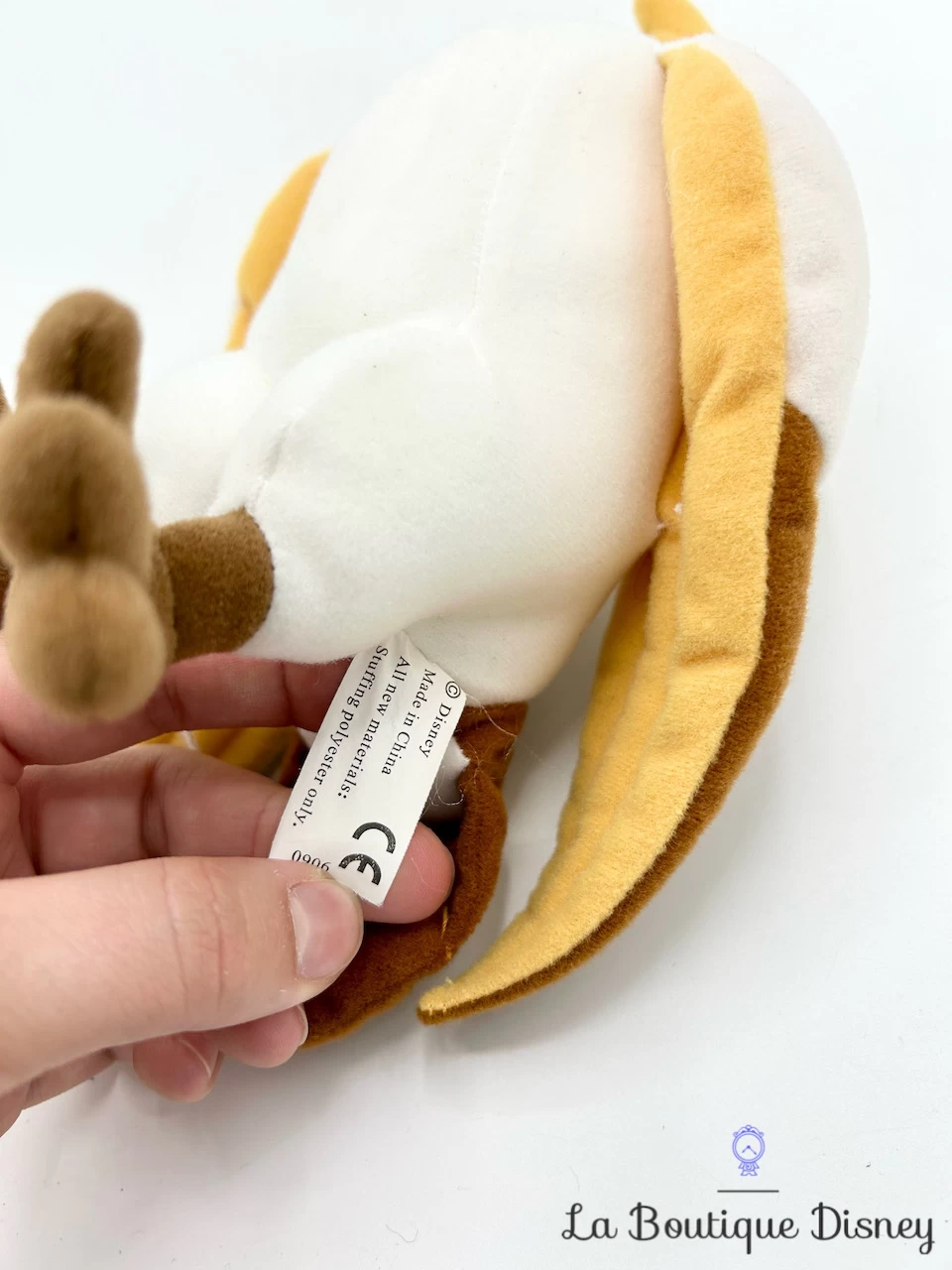 Peluche Marahute Aigle Bernard Et Bianca Au Pays Des Kangourous Disney Blanc Vintage 21 Cm – Image 6