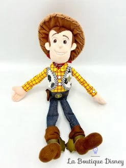 Poupée Chiffon Woody Toy Story Disney Store Peluche Cow Boy Chapeau 32 Cm