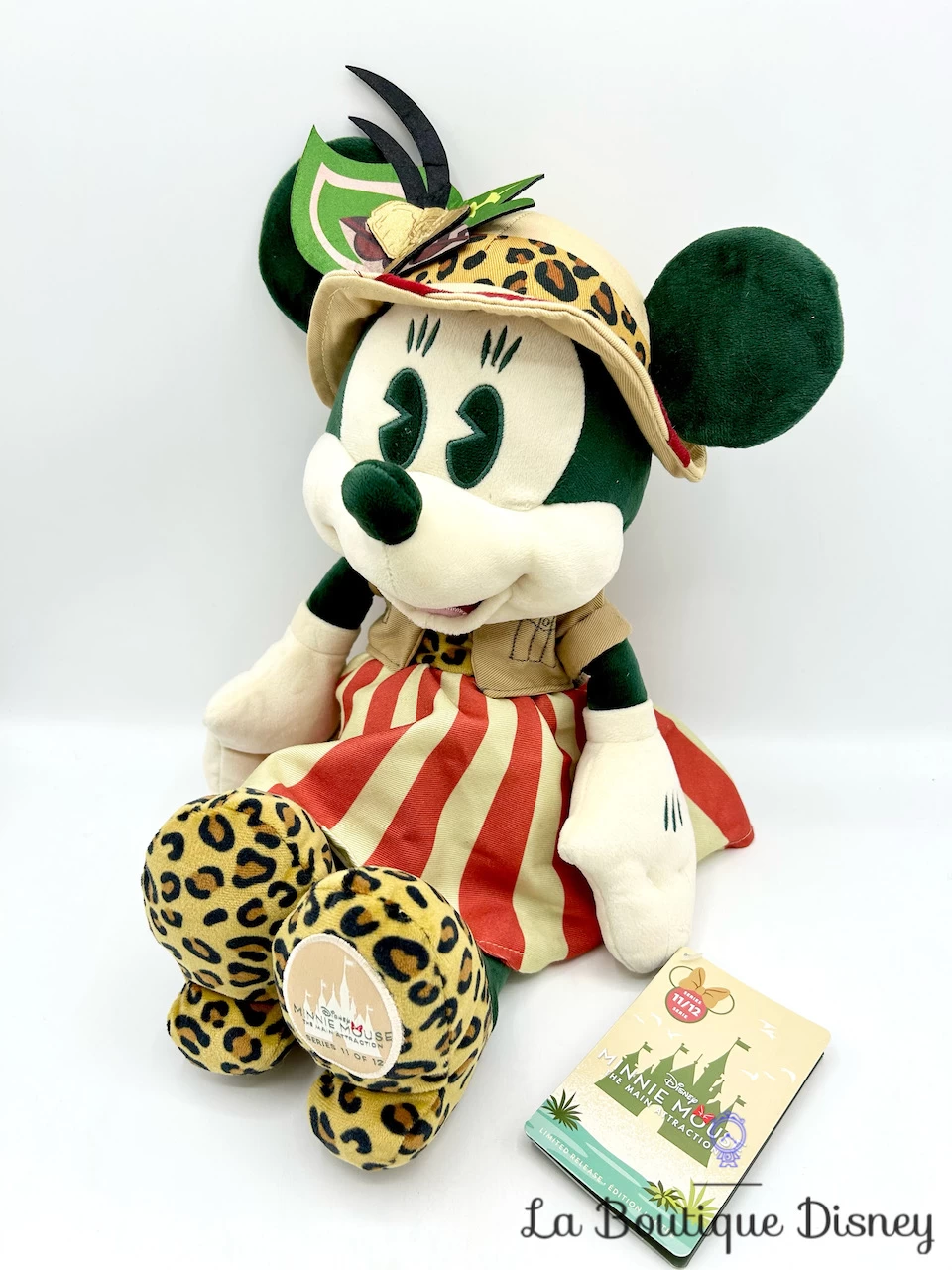 Peluche Minnie Mouse The Main Attraction 11 Sur 12 Jungle Cruise Disney Store 2020 Édition Limitée 43 Cm