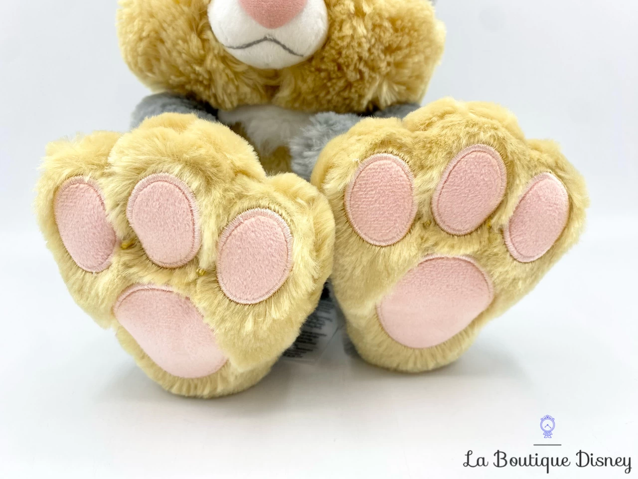 Peluche Panpan Big Feet Disney Store 2022 Bambi Lapin Gris Gros Pieds 34 Cm – Image 3