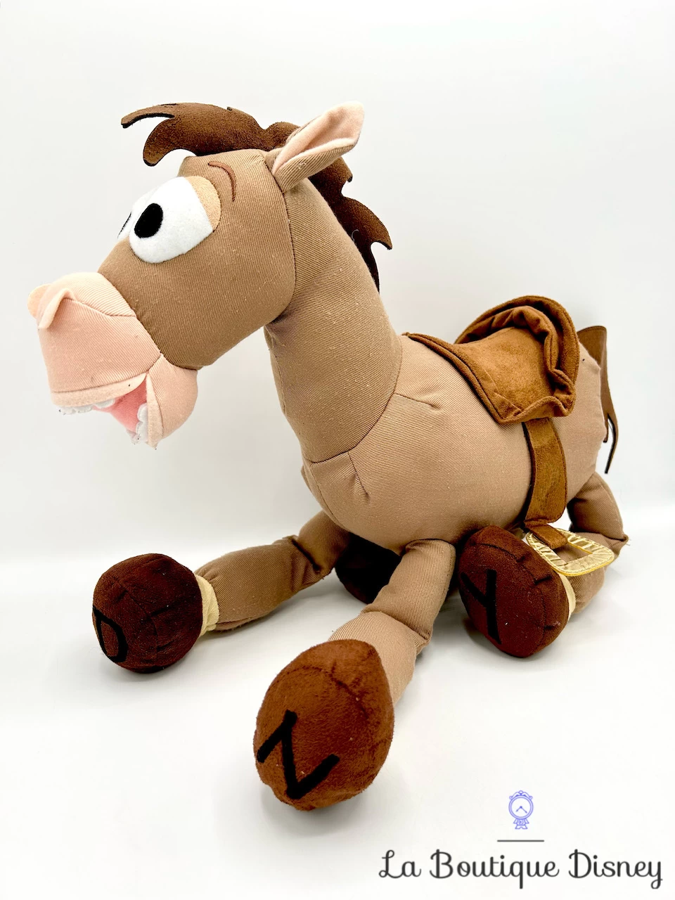 Peluche Pile Poil Toy Story Disney Store 2016 Cheval Marron écusson 45 Cm – Image 2