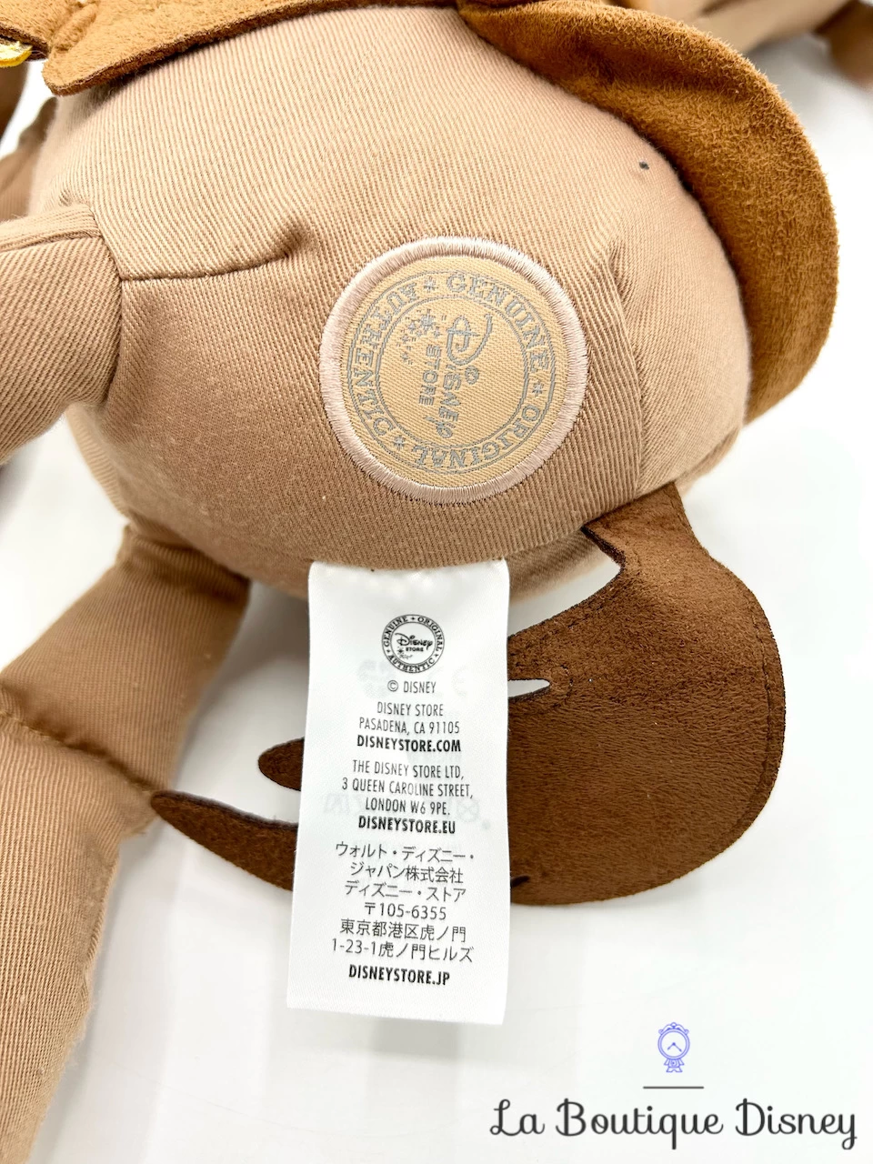 Peluche Pile Poil Toy Story Disney Store 2016 Cheval Marron écusson 45 Cm – Image 6