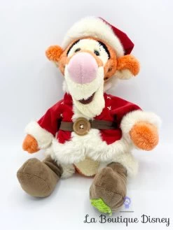 Peluche Tigrou Père Noël Disney Store Exclusive Winnie L'ourson Tigre Bonnet Chapeau Noël 40 Cm