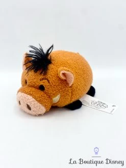 Peluche Tsum Tsum Pumbaa Disney Le Roi Lion Phacochère Marron SMALL 13 Cm