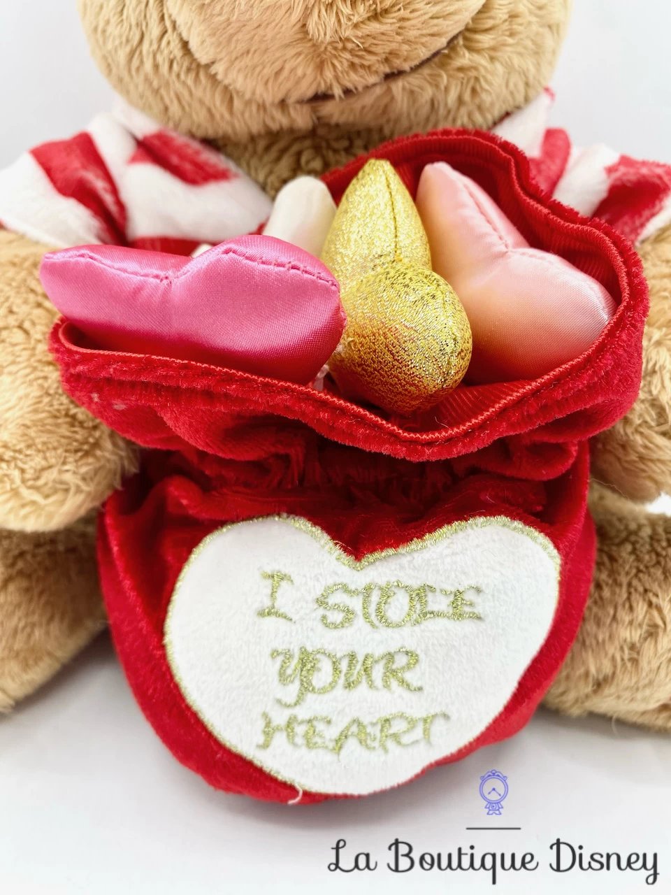 Peluche Winnie L'ourson Prisoner Of Love Disney Store Limited Edition Saint Valentin Stole Your Heart édition Limitée 30 Cm – Image 3