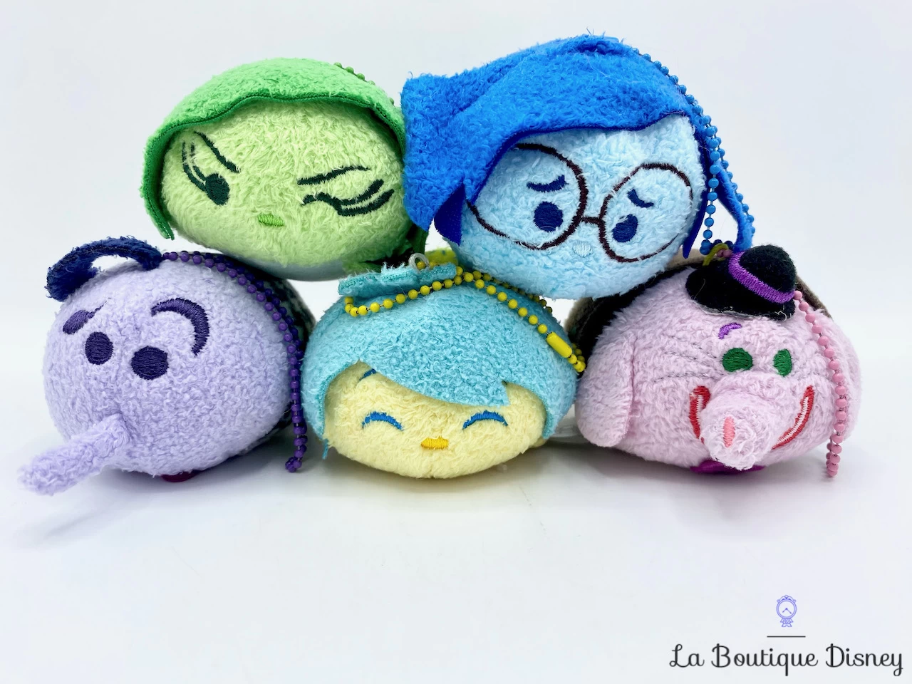 Peluches Tsum Tsum Set Vice Versa Joie Tristesse Dégout Peur Bing Bong Disney Store – Image 2