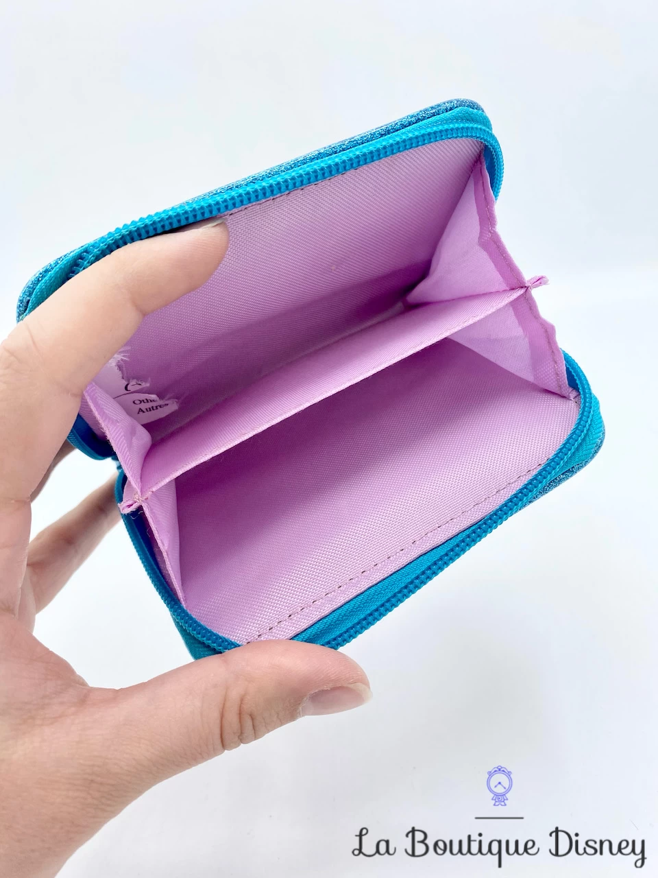 Porte Monnaie Anna Elsa La Reine Des Neiges Disney Store Argent Portefeuille – Image 5