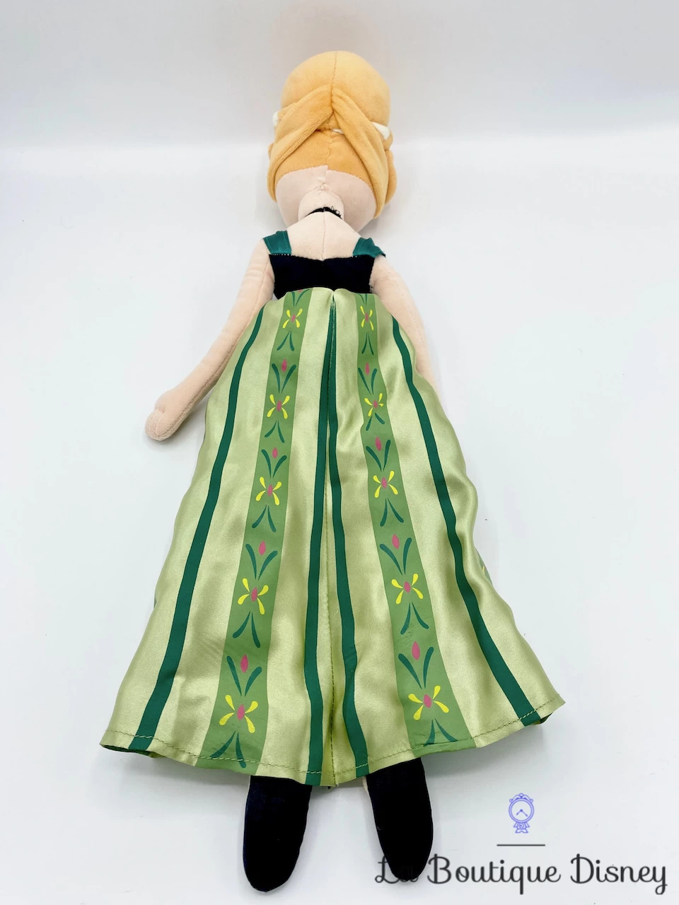 Poupée Chiffon Anna La Reine Des Neiges Disney Store Peluche Robe Verte Cape Hiver 57 Cm – Image 4