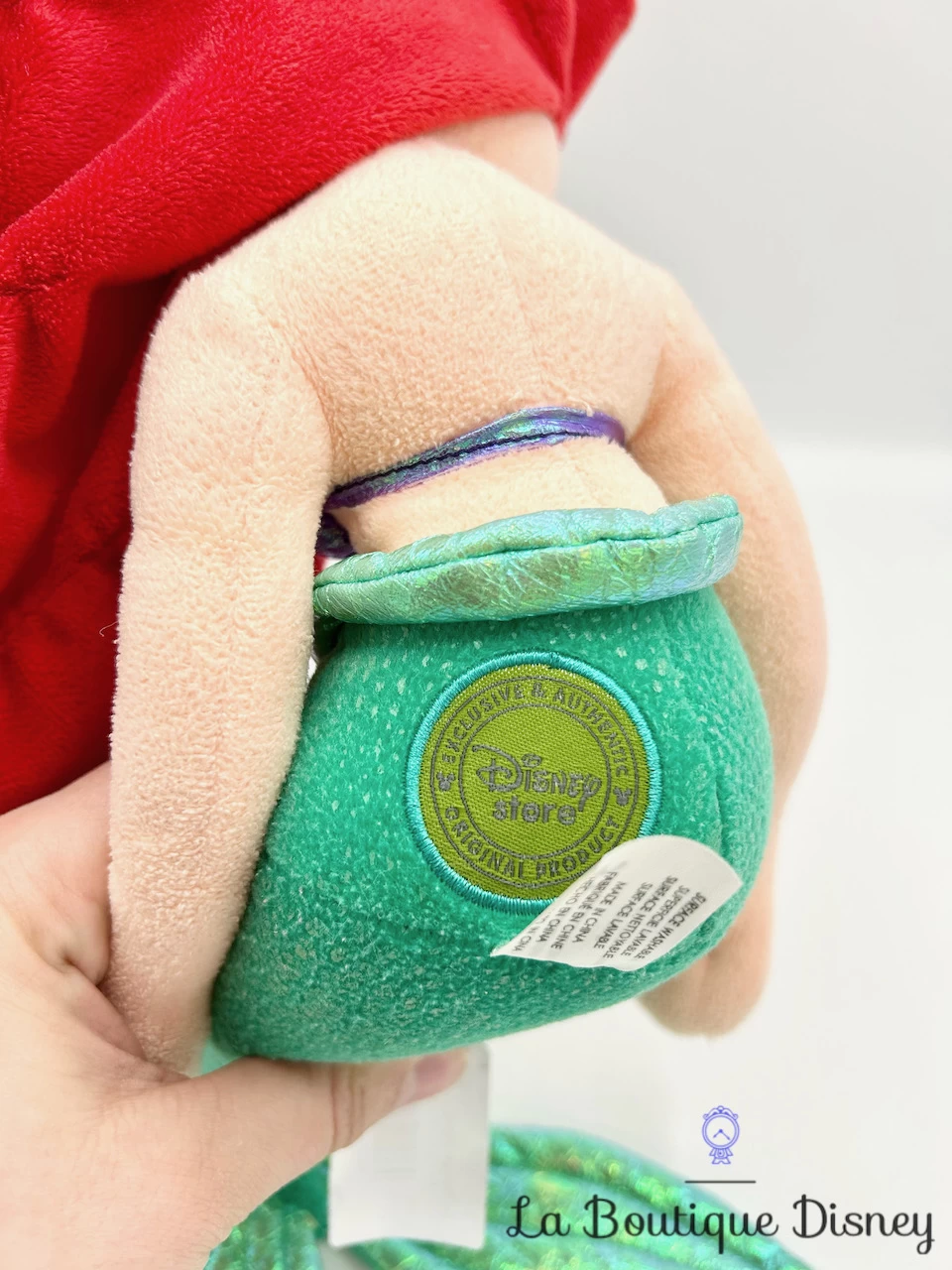 Poupée Chiffon Ariel La Petite Sirène Disney Store Peluche écusson 45 Cm – Image 3