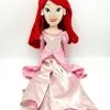 Poupée Chiffon Ariel Robe Rose La Petite Sirène Disney Store 2014 Peluche Princesse 53 Cm