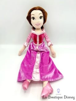 Poupée Chiffon Belle Robe Rose Disney Store 2016 La Belle Et La Bête Peluche Princesse 52 Cm