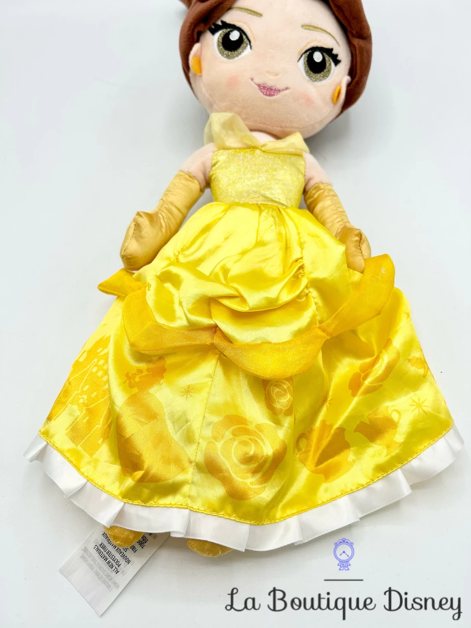 Poupée Chiffon Belle La Belle Et La Bête Disney Store 2022 ShopDisney Peluche Princesse Robe Jaune 36 Cm – Image 3