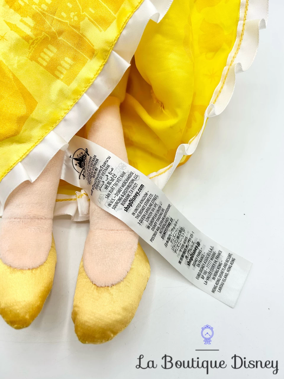 Poupée Chiffon Belle La Belle Et La Bête Disney Store 2022 ShopDisney Peluche Princesse Robe Jaune 36 Cm – Image 5