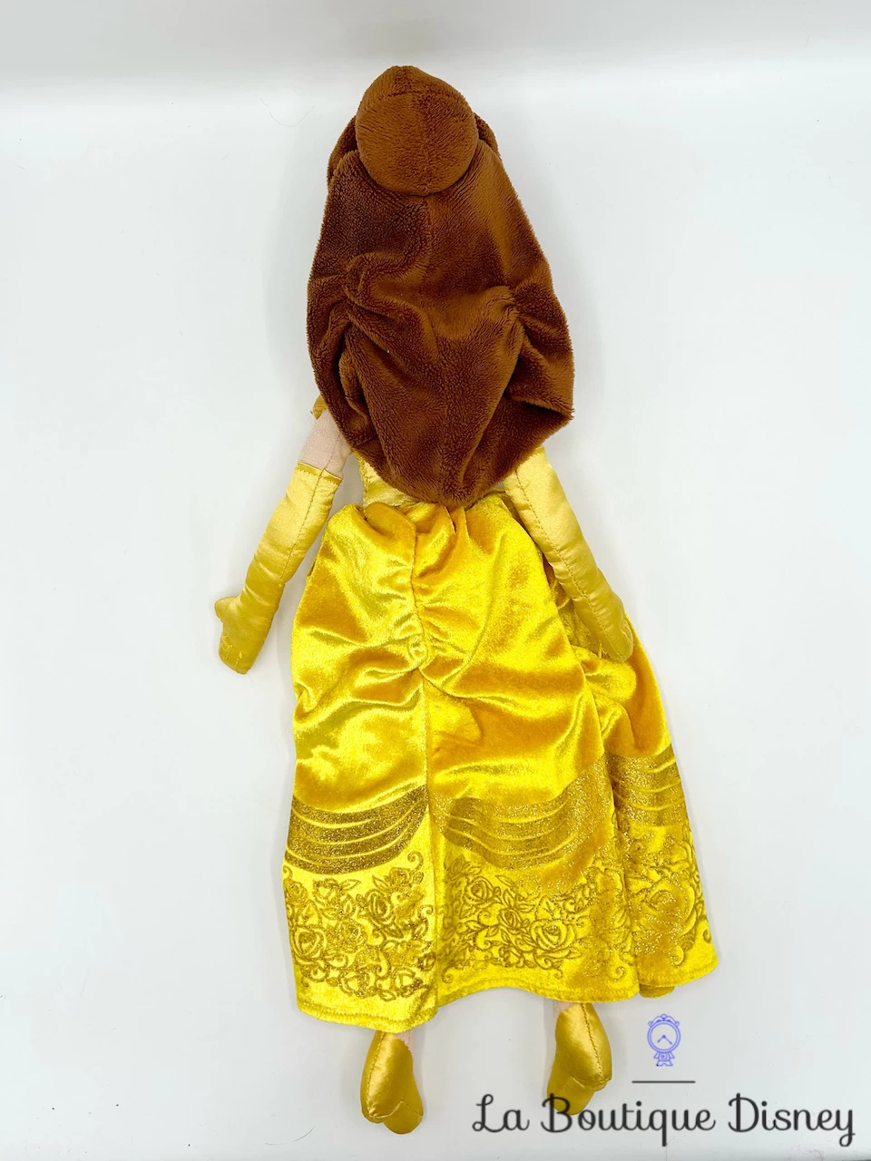 Poupée Chiffon Belle La Belle Et La Bête Disney Store 2014 Peluche Princesse Jaune Velours 52 Cm – Image 3