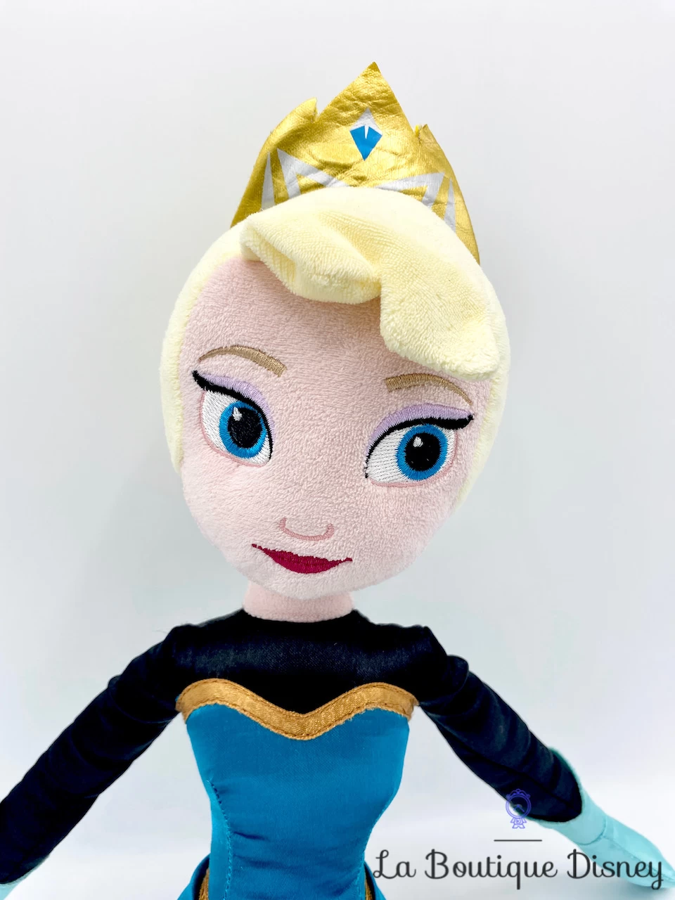 Poupée Chiffon Elsa La Reine Des Neiges Disney Store Peluche Cape Fourrure Hiver 53 Cm – Image 4