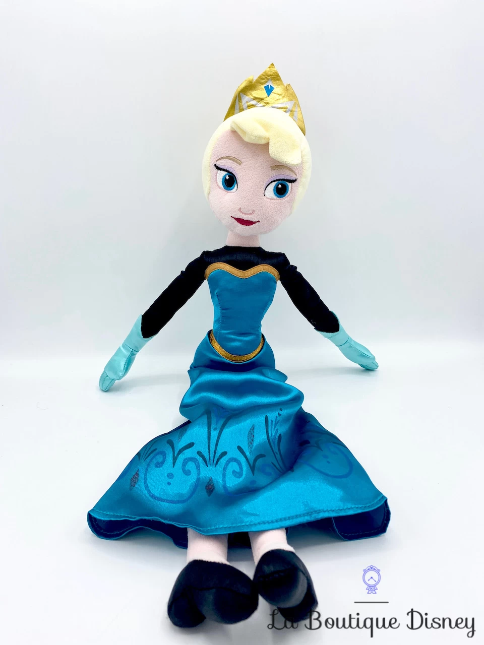 Poupée Chiffon Elsa La Reine Des Neiges Disney Store Peluche Cape Fourrure Hiver 53 Cm – Image 3