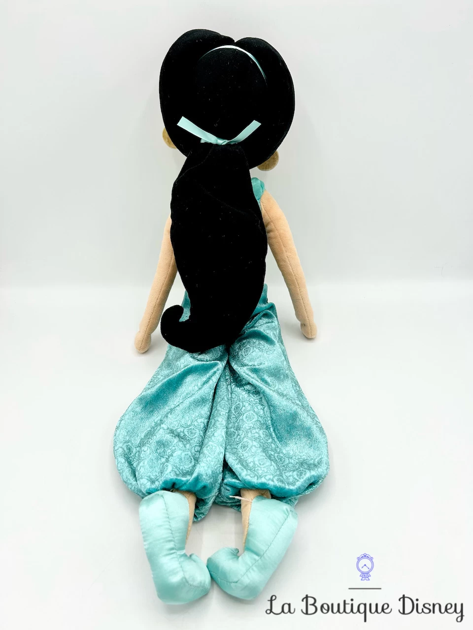 Poupée Chiffon Jasmine Disney Store 2016 Aladdin Peluche Princesse Bleu 54 Cm – Image 4