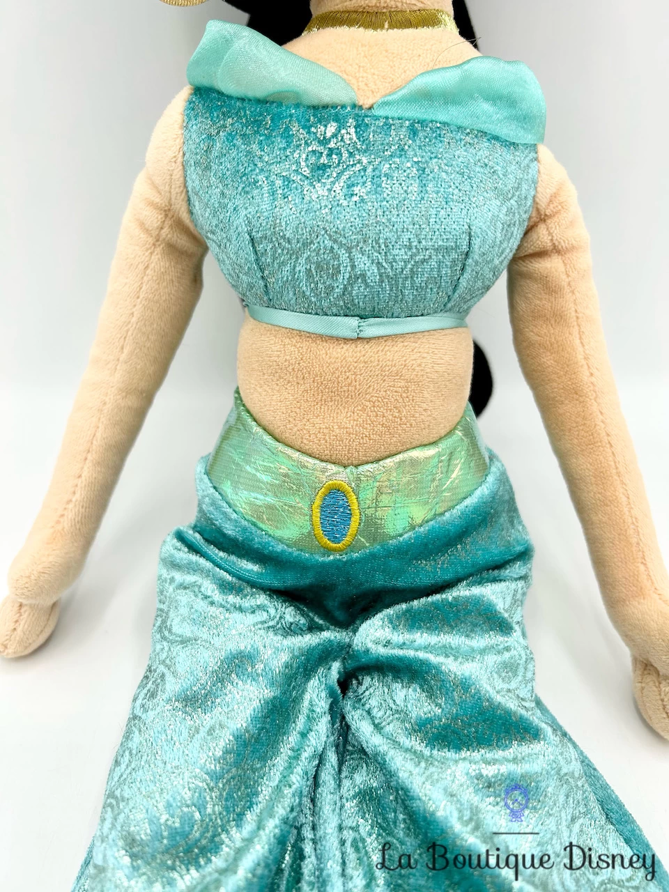 Poupée Chiffon Jasmine Disney Store 2016 Aladdin Peluche Princesse Bleu 54 Cm – Image 3