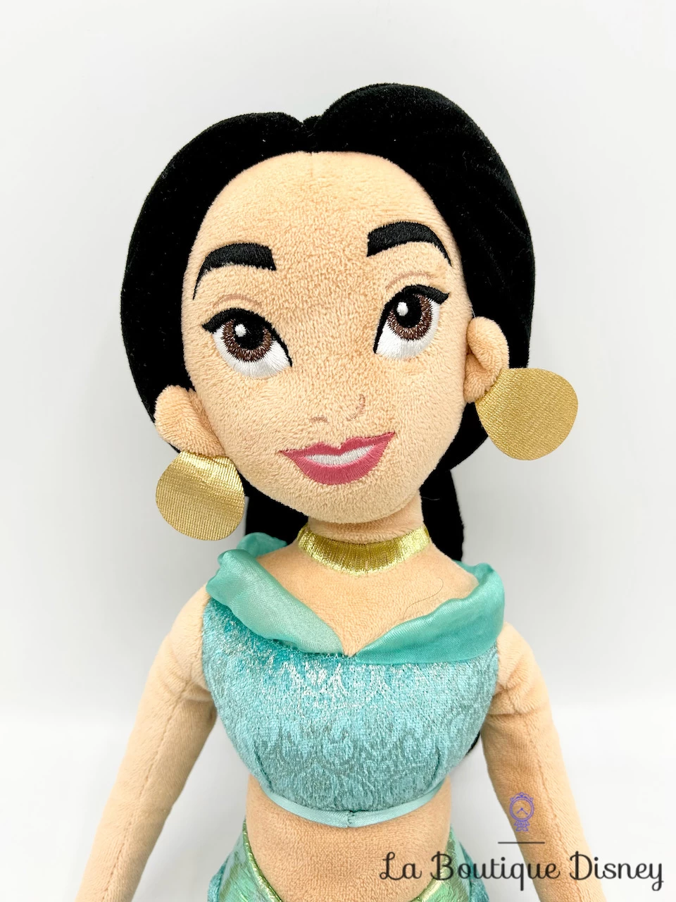 Poupée Chiffon Jasmine Disney Store 2016 Aladdin Peluche Princesse Bleu 54 Cm – Image 2