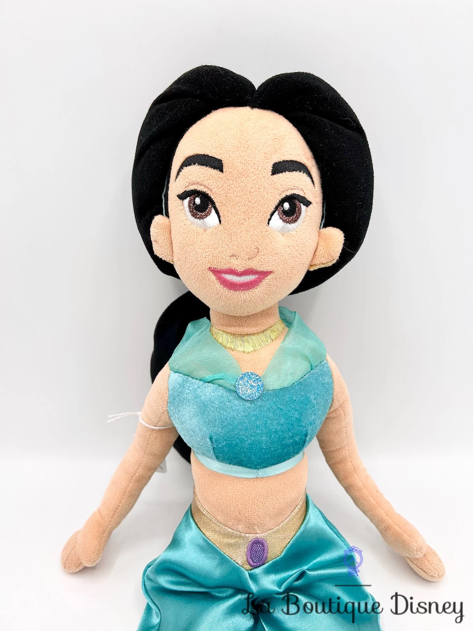 Poupée Chiffon Jasmine Disney Store Aladdin Peluche Princesse Bleu 54 Cm – Image 2