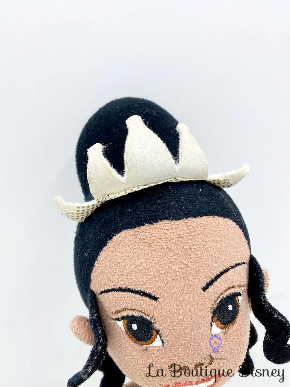 Poupée Chiffon Tiana Mariée La Princesse Et La Grenouille Disney Store Peluche Princesse Vert Fleur 53 Cm – Image 7