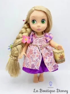 Poupée Raiponce Édition Spéciale Animators Collection Disney Store Princesse Cheveux Lanterne Illumine 40 Cm