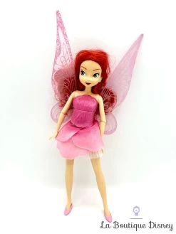 Poupée Roselia Disney Store Fairies La Fée Clochette Rose Ailes 28 Cm
