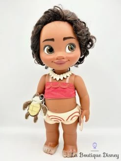 Poupée Vaiana Toddler Animators Collection Disney Store 2016 Bébé Tortue 39 Cm