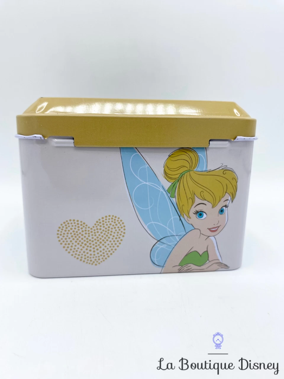 Tirelire Métal Fée Clochette Disney WO Products Peter Pan Tinker Bell Boite Coffre Rose Cadenas – Image 2