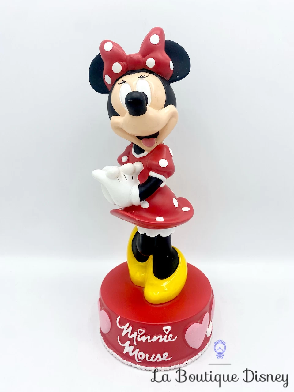 Tirelire Minnie Mouse Disney Debout Rouge Plastique 28 Cm – Image 2