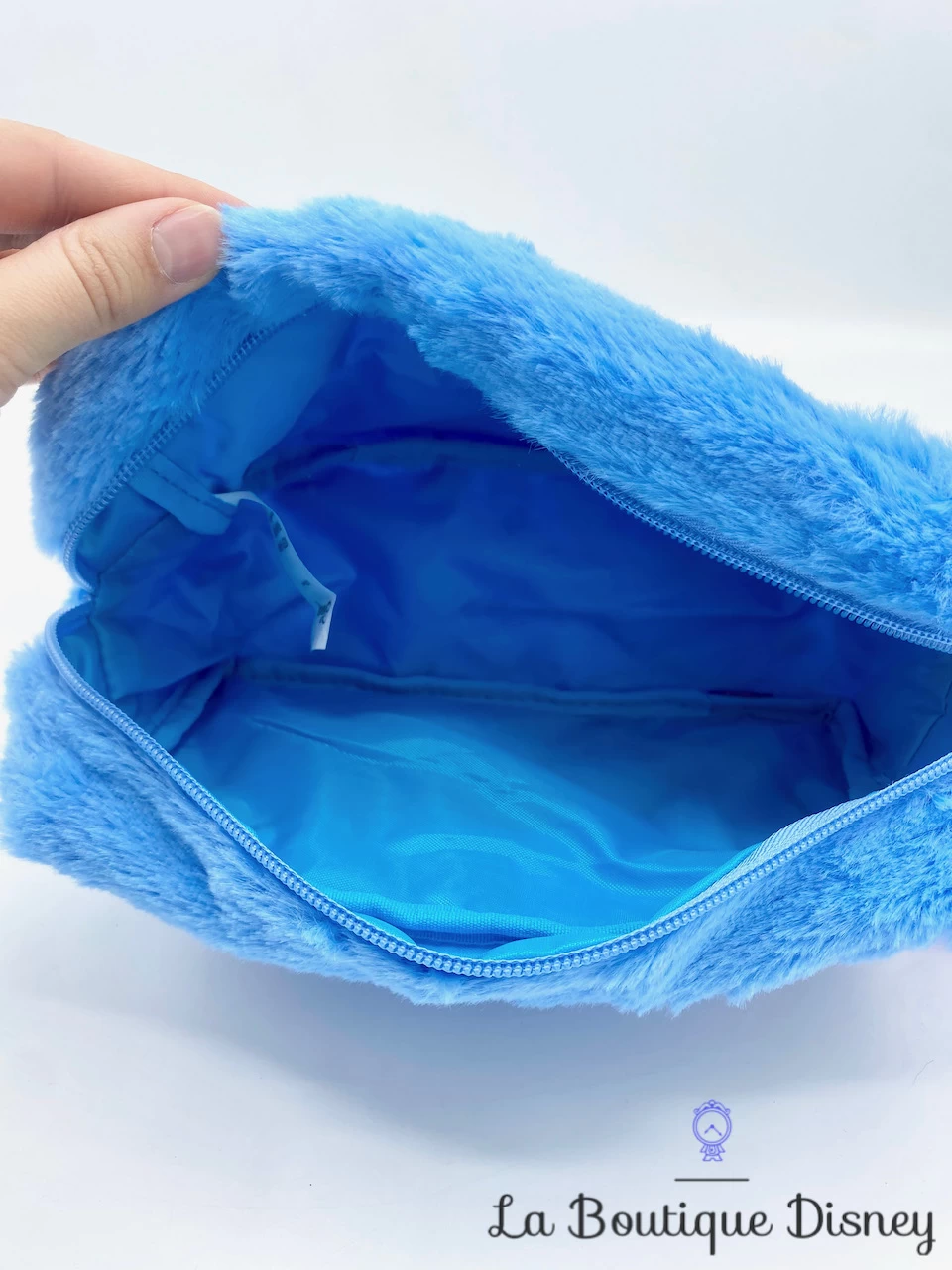 Pochette Stitch Disney F&F Stores Fourrure Bleu Trousse Maquillage – Image 5
